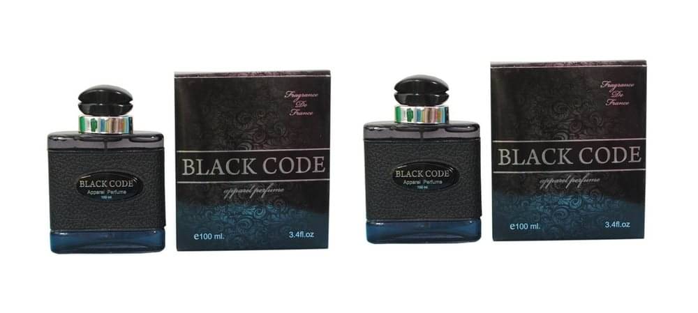     			BLACK CODE PERFUME ,100ml each,pack of 2.