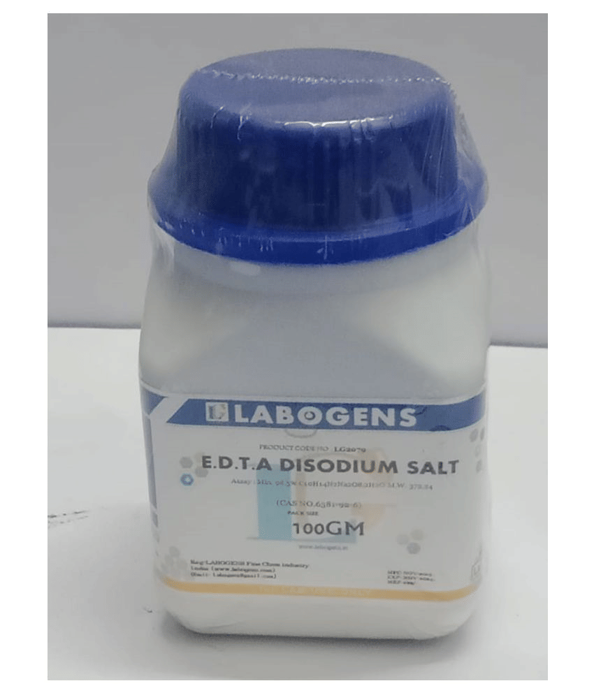 E.D.T.A. Disodium Salt (CAS NO.6381-92-6) 100 GM ₹