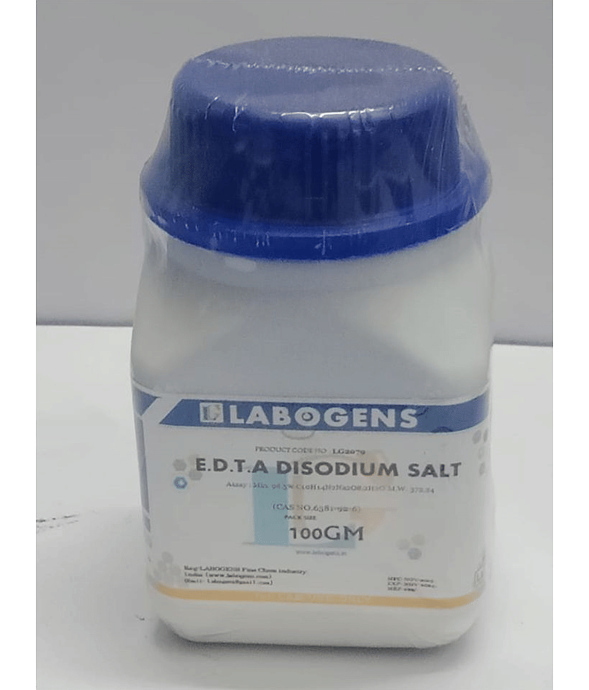 E.D.T.A. Disodium Salt (CAS NO.6381-92-6) 100 GM ₹ - Stationery | Buy online on ZillyBuy