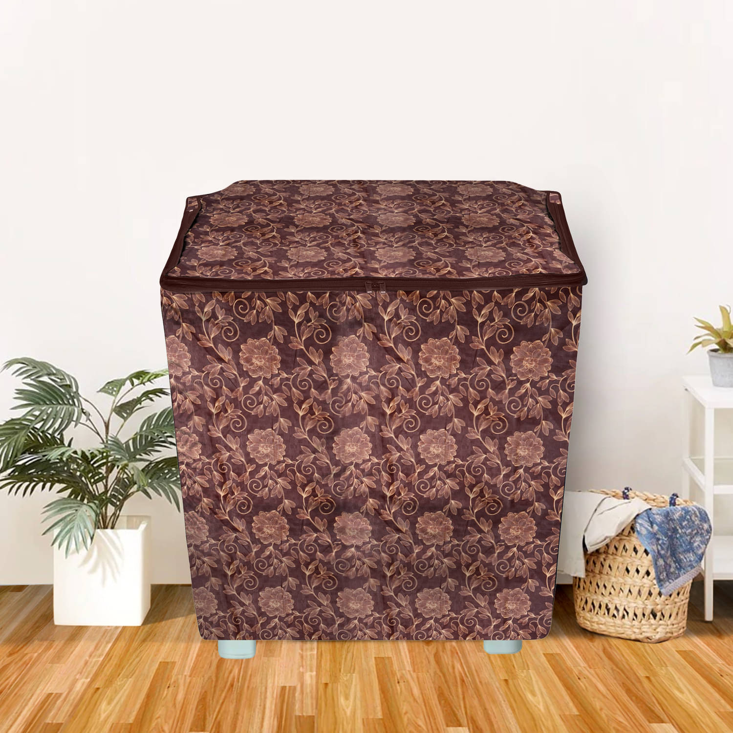 E-Retailer Single PVC Gold Washing Machine Cover for Universal Semi-Automatic E-Retailer Single PVC Gold Washing Machine Cover for Universal Semi-Automatic