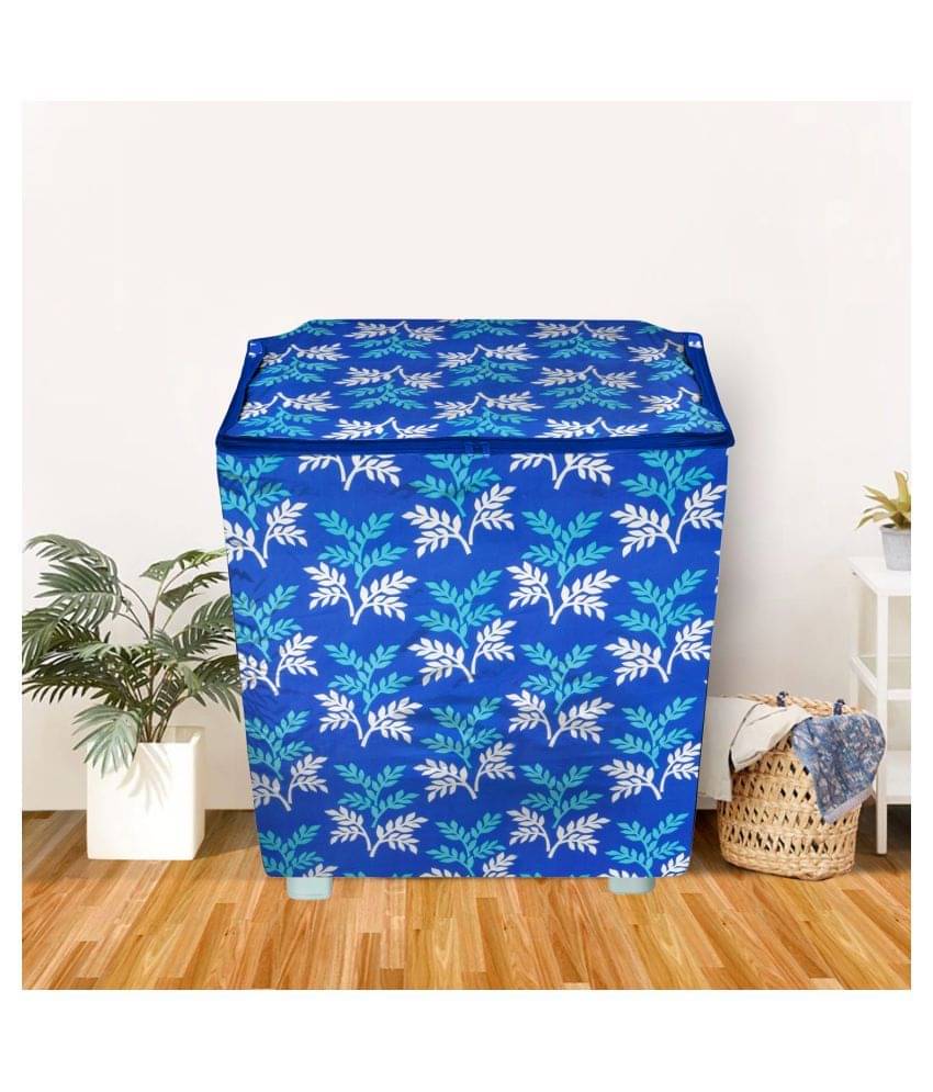 E-Retailer Single Polyester Blue Washing Machine Cover for Universal Semi-Automatic E-Retailer Single Polyester Blue Washing Machine Cover for Universal Semi-Automatic