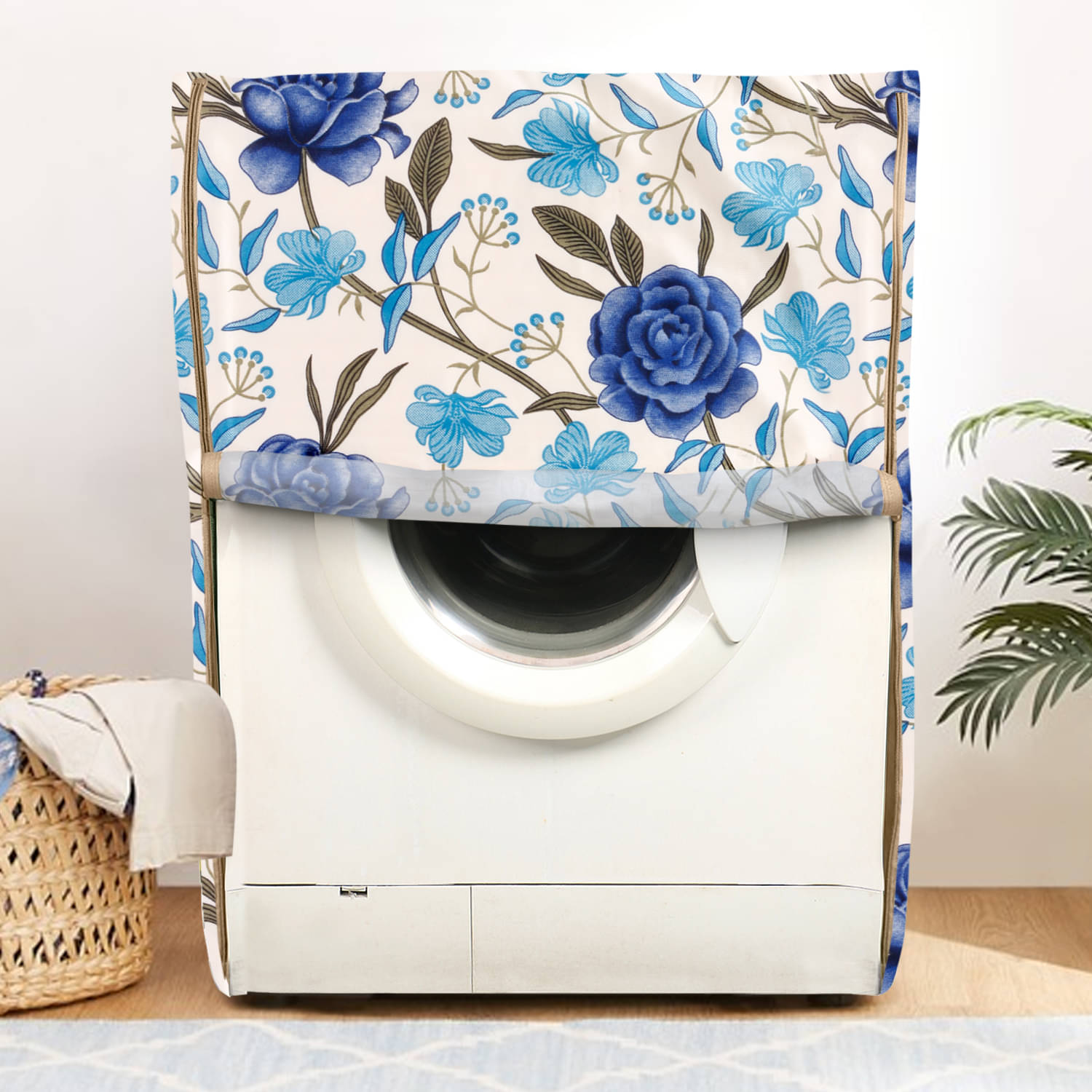     			E-Retailer Single Polyester Blue Washing Machine Cover for Universal Front Load