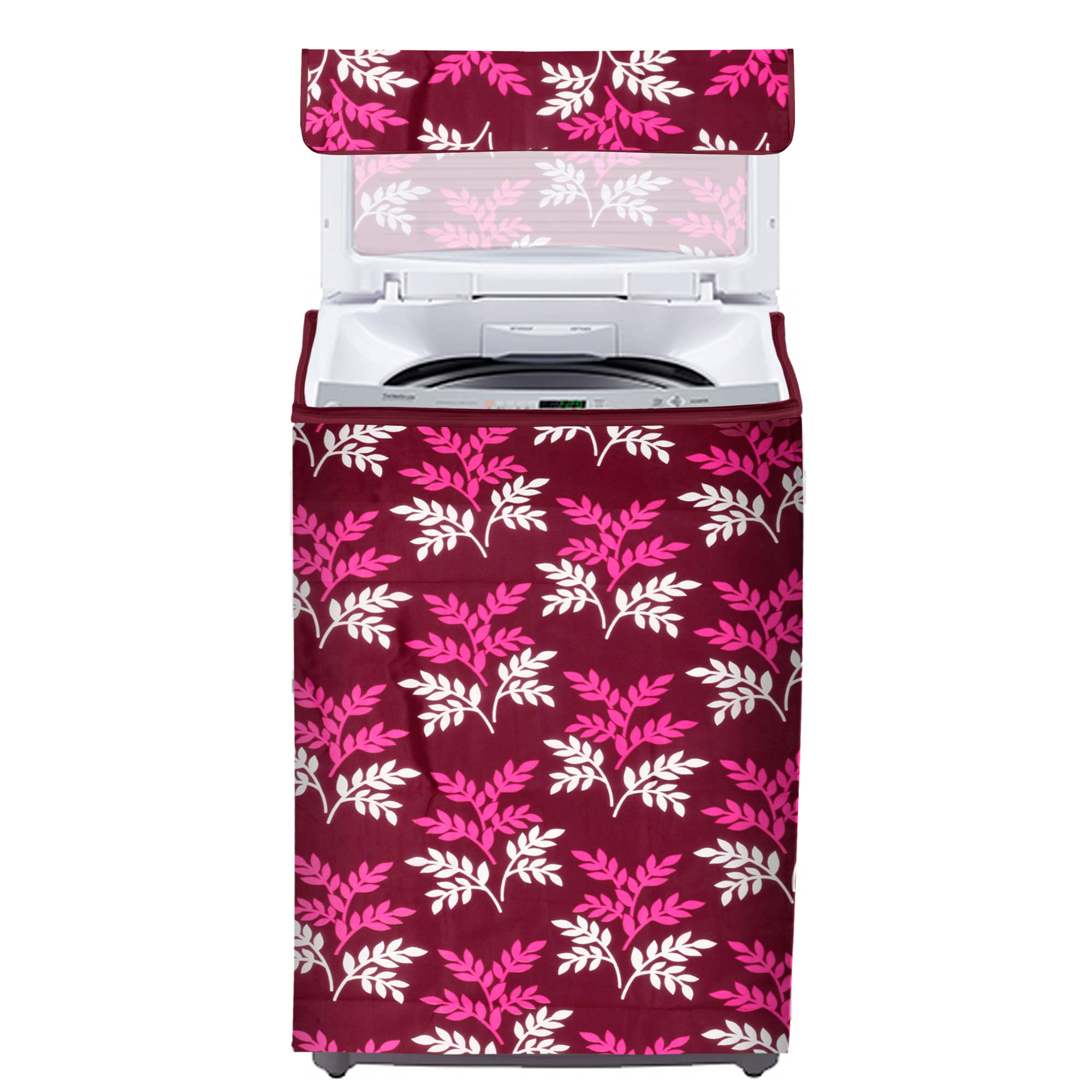     			E-Retailer Single Polyester Purple Washing Machine Cover for Universal Top Load