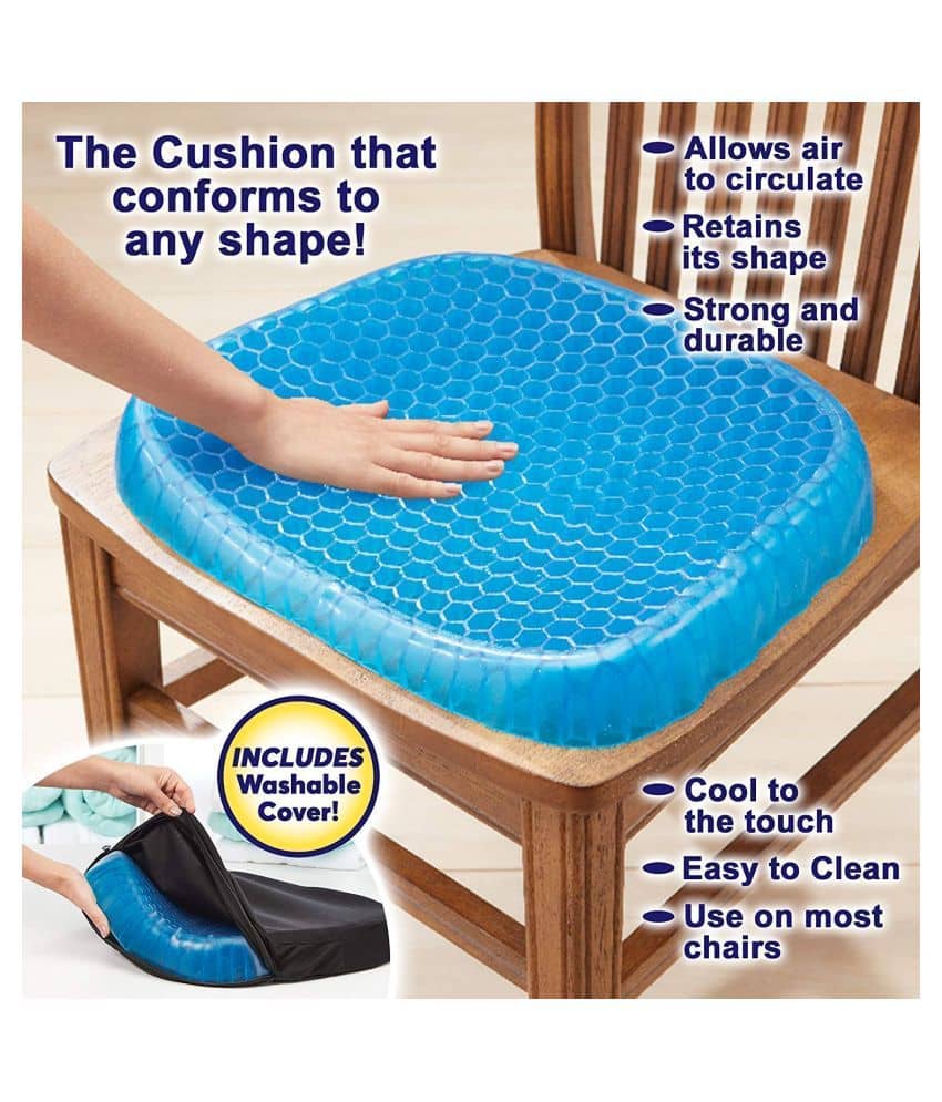 Gel Soft Egg Cushion Sitter Soft Breathable Coccyx Cushions Free Size