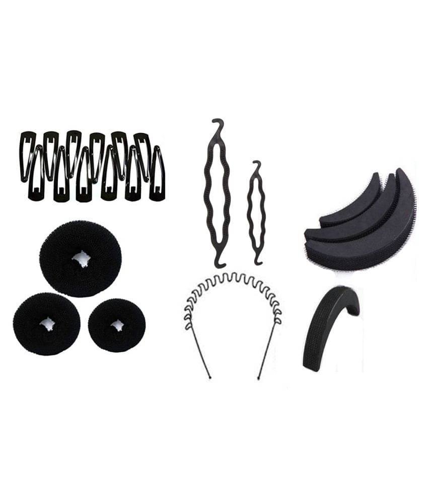     			VSAKSH Women's Hair Accessories Black Casual Combo