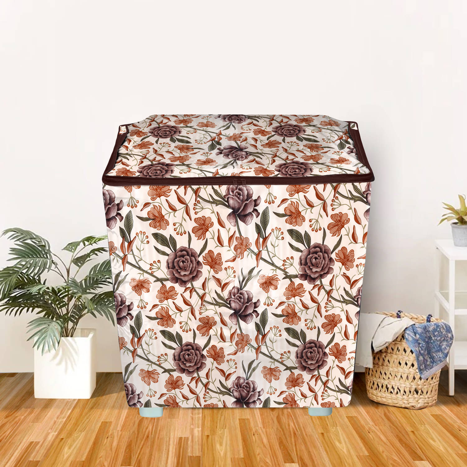 E-Retailer Single Polyester Brown Washing Machine Cover for Universal Semi-Automatic E-Retailer Single Polyester Brown Washing Machine Cover for Universal Semi-Automatic