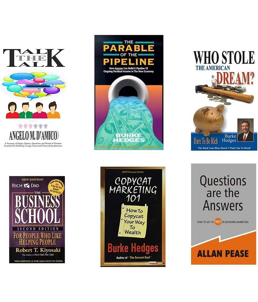 PARABLE OF PIPELINE FULL SET 6 BOOKS Business School, Questions Are The Answers, Copycat Marketing 101, Who Stole The American Dream? ,The Parable Of The Pipeline, Talk The Talk - Stationery | Buy online on ZillyBuy