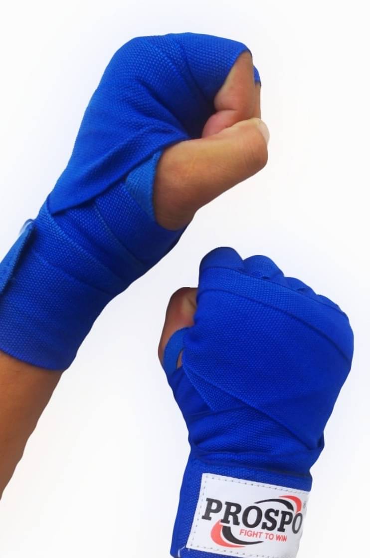     			PROSPO Boxing Mexican Stretch / Handwraps/ Spandex Bands/ Hand Bandage/ Protectors (180 Inches - Pack of 1 Pair)