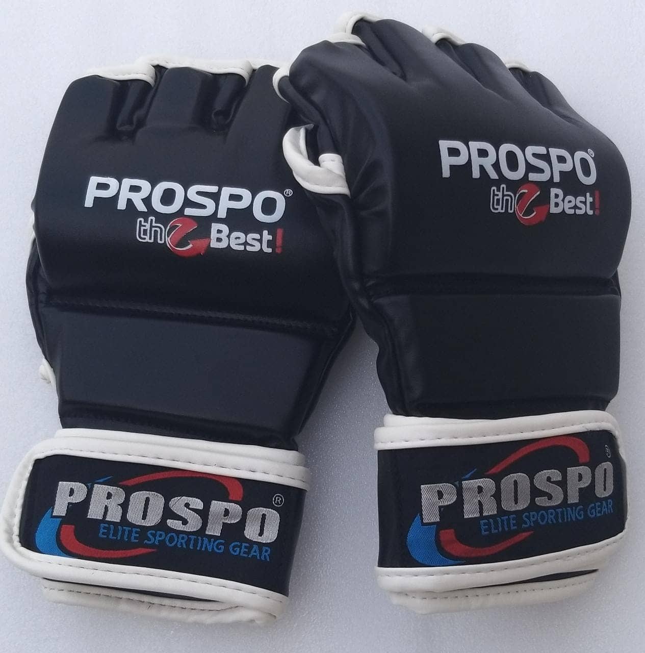 Prospo Black PU Gloves L - Sports and Fitness Equipment | Buy online on ZillyBuy