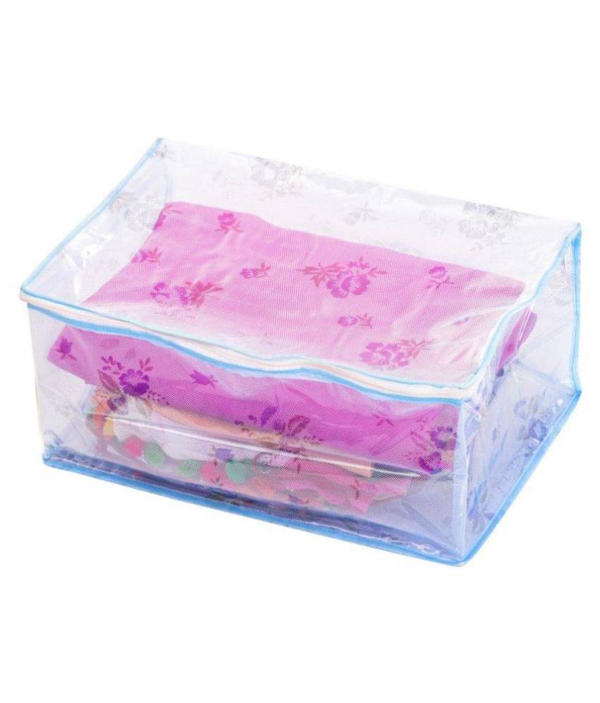     			RAJA Blue Saree Covers - 1 Pc