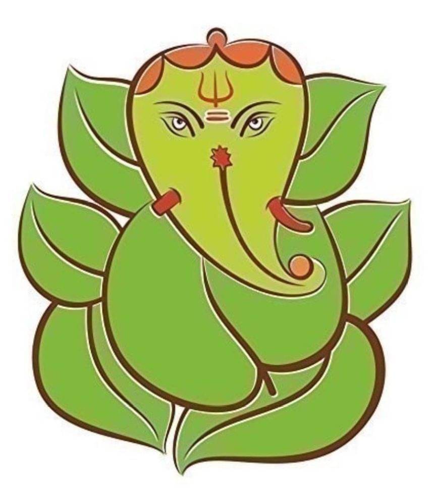     			Print Mantras God Ganesha Religious & Inspirational Sticker ( 70 x 60 cms )