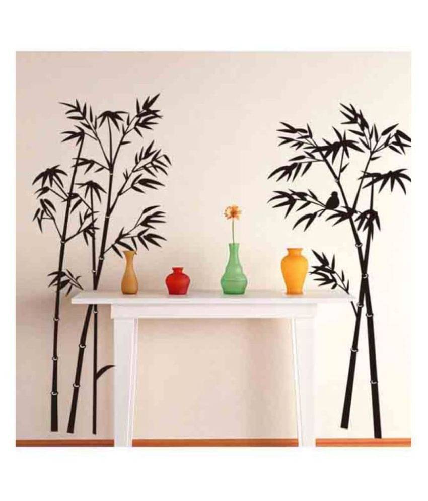     			Print Mantras Two Black Tree Nature Sticker ( 130 x 165 cms )