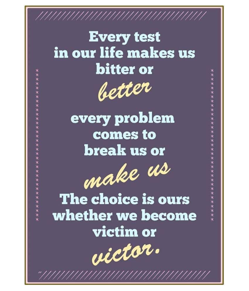 Print Mantras motivational/quotes Motivational/Quotes Sticker ( 45 x 30 cms )