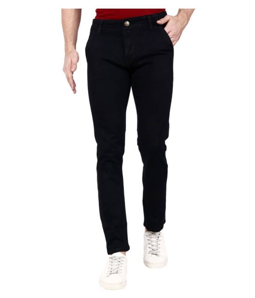ZAYSH Black Regular Fit Jeans - Jeans | Buy online on ZillyBuy