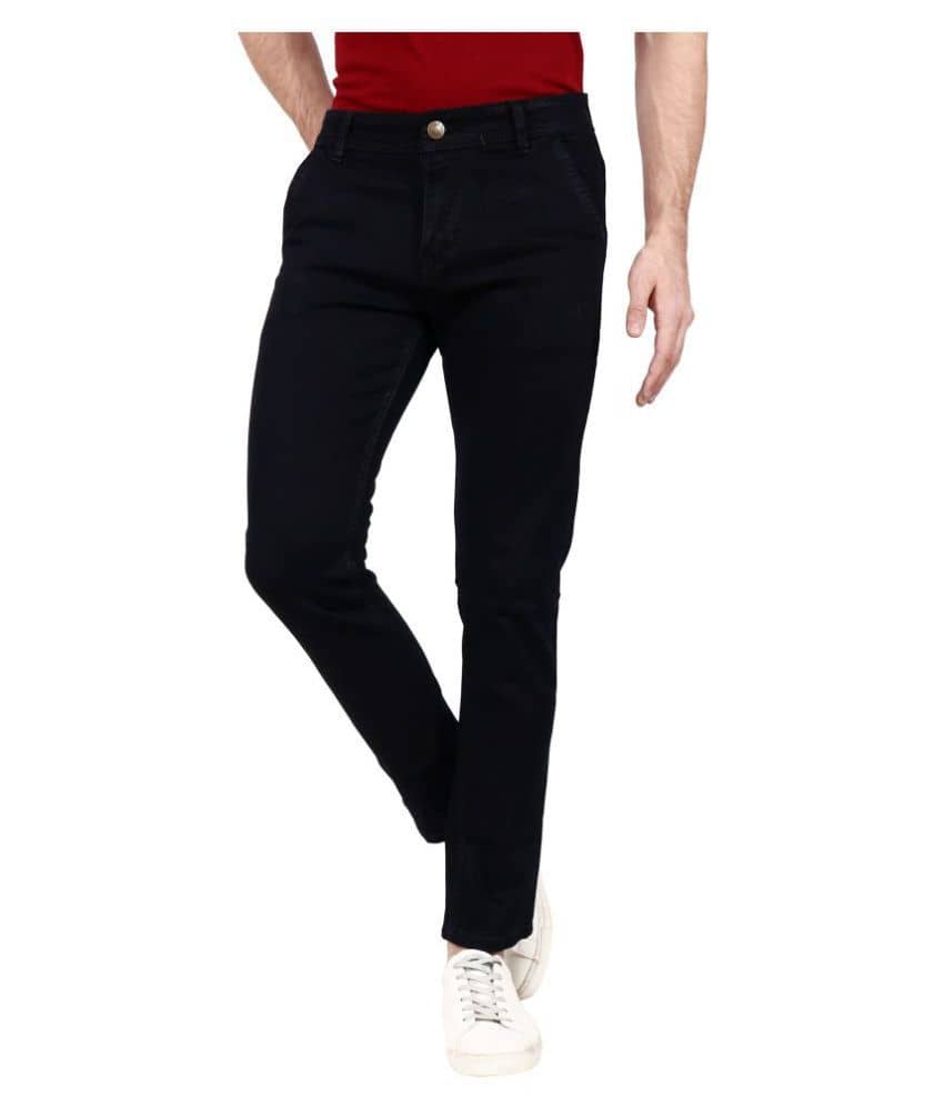 ZAYSH Black Regular Fit Jeans - Jeans | Buy online on ZillyBuy