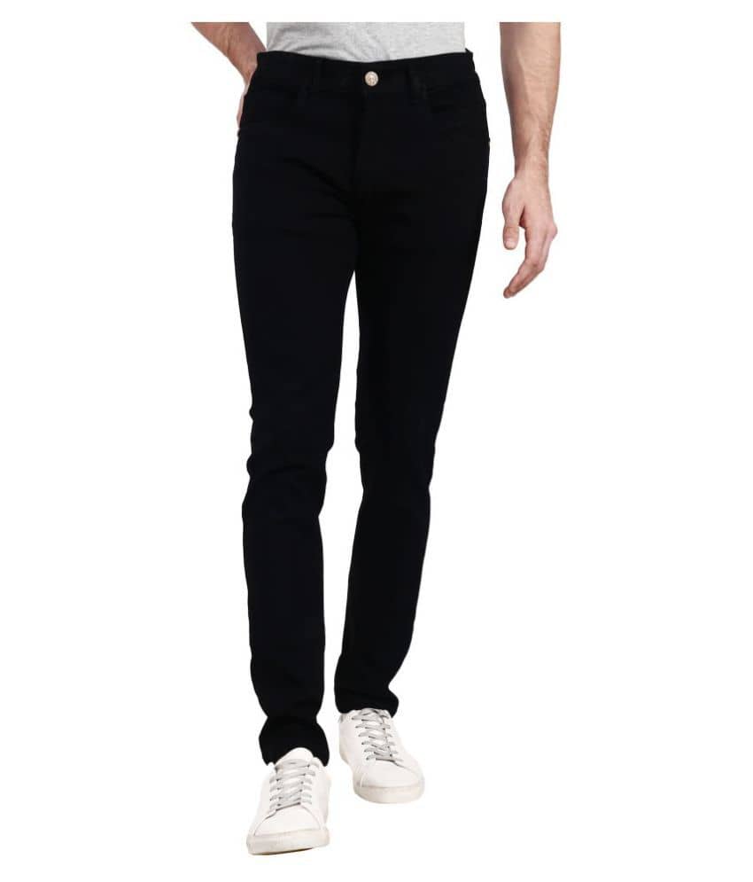 ZAYSH Black Regular Fit Jeans - Jeans | Buy online on ZillyBuy