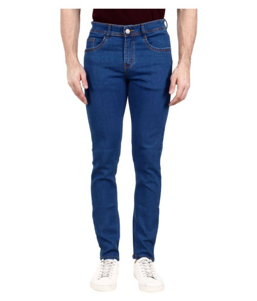 ZAYSH Regular Fit Basic Men's Jeans - Blue ( Pack of 1 ) - Jeans | Buy online on ZillyBuy