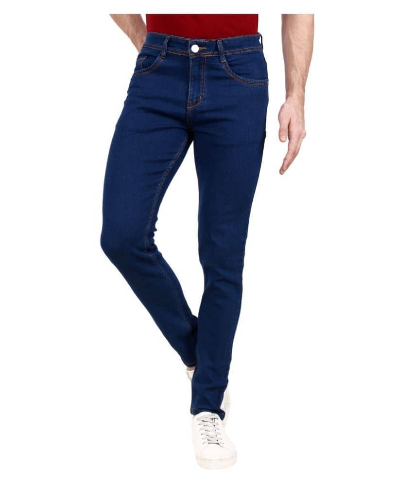 ZAYSH Dark Blue Regular Fit Jeans - Jeans | Buy online on ZillyBuy