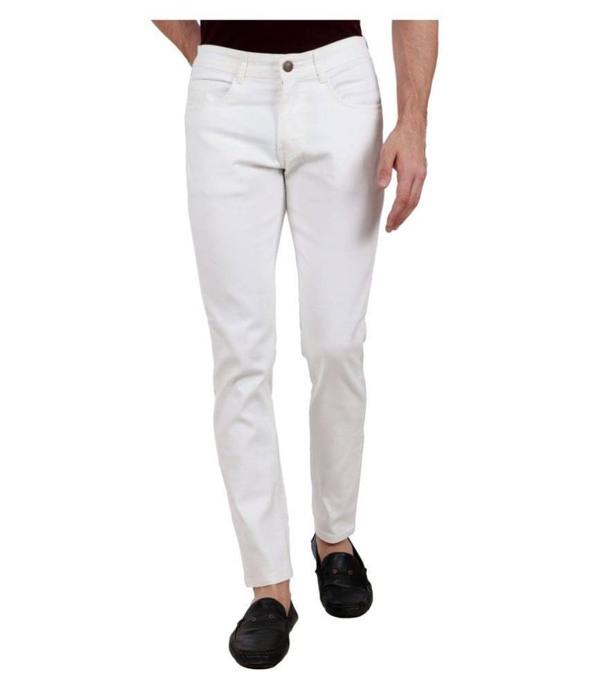 ZAYSH White Regular Fit Jeans ZAYSH White Regular Fit Jeans