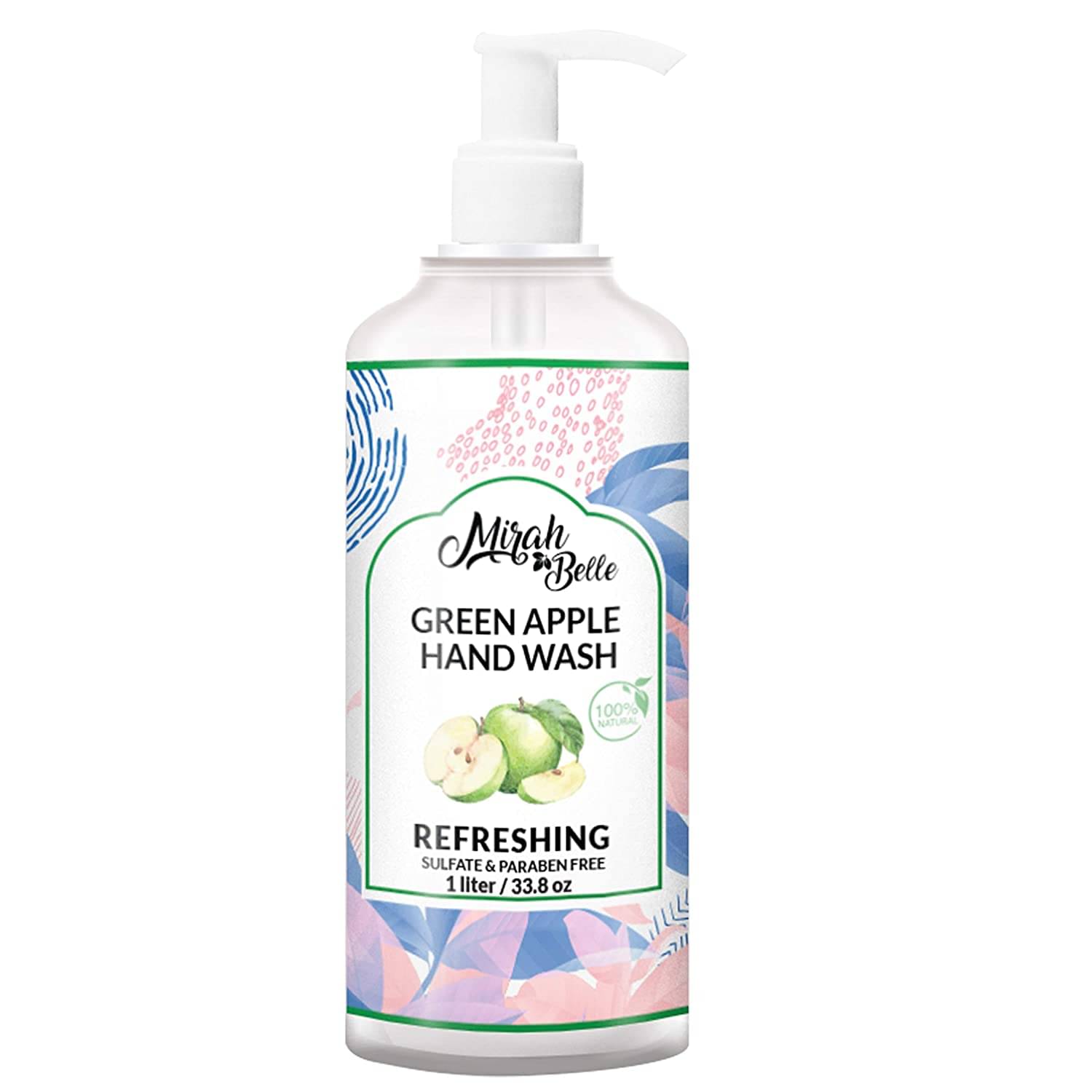 Mirah Belle - Green Apple Antibacterial Hand Wash 1000 mL (Pack of 1) Mirah Belle - Green Apple Antibacterial Hand Wash 1000 mL (Pack of 1)