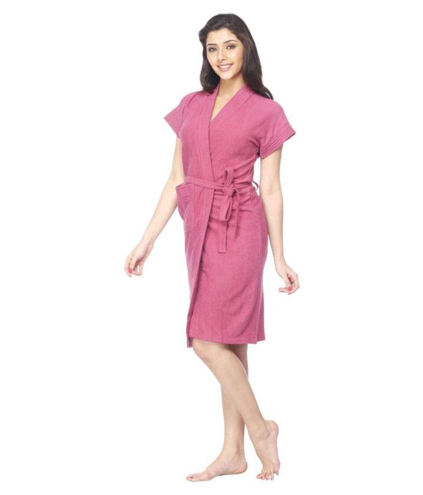     			FeelBlue Single Free Size Bathrobe Purple