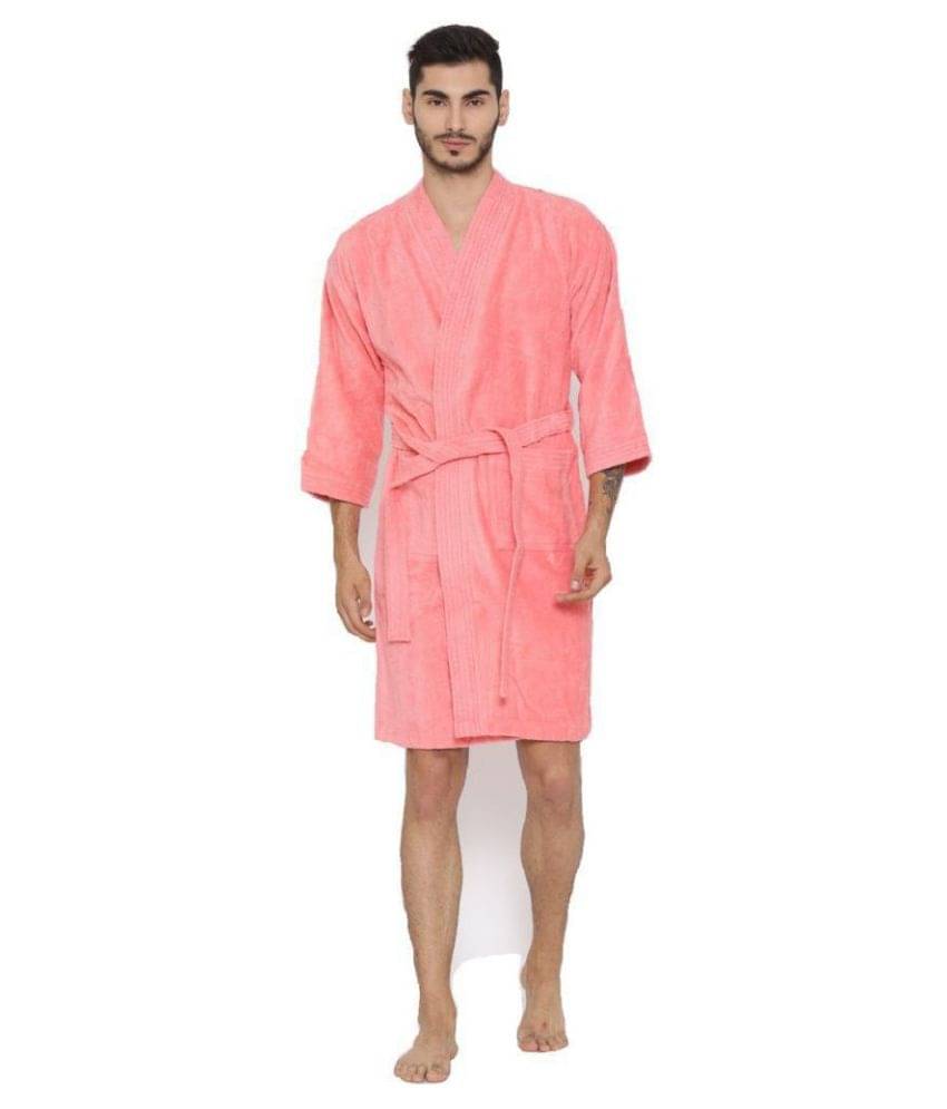     			FeelBlue Single Free Size Bathrobe Pink