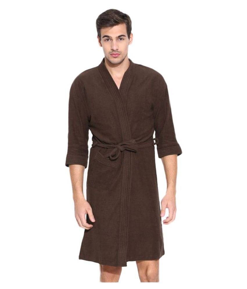     			FeelBlue Single Free Size Bathrobe Brown