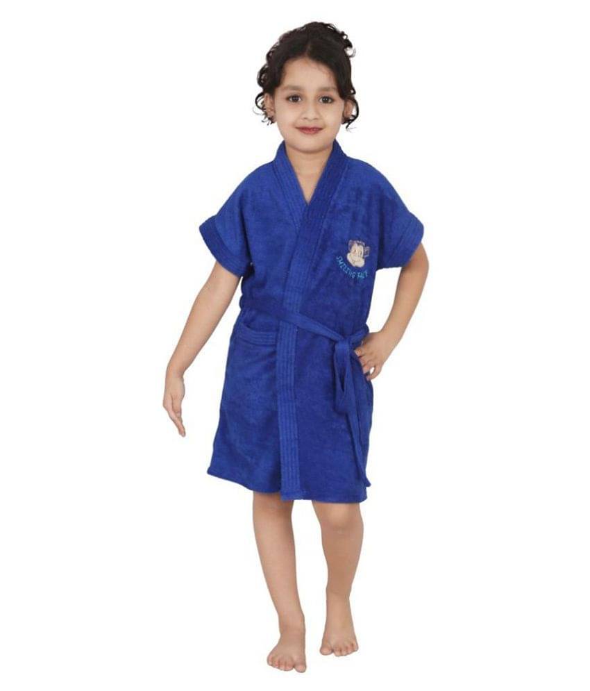     			FeelBlue Single Large Bathrobe Blue