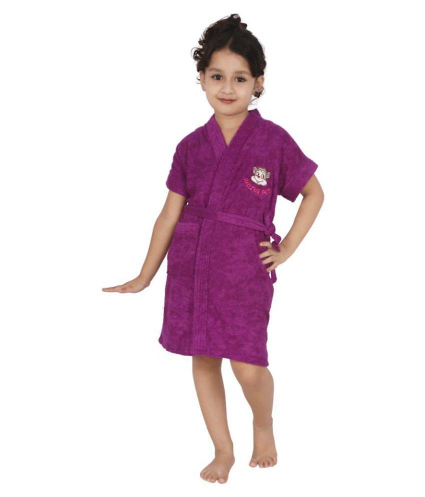     			FeelBlue Single Small Bathrobe Purple