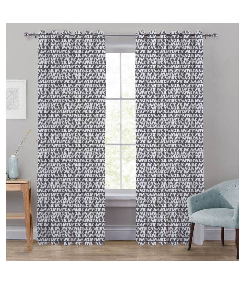 Oasis Hometex Single Door Blackout Room Darkening Eyelet Cotton Curtains Grey Oasis Hometex Single Door Blackout Room Darkening Eyelet Cotton Curtains Grey