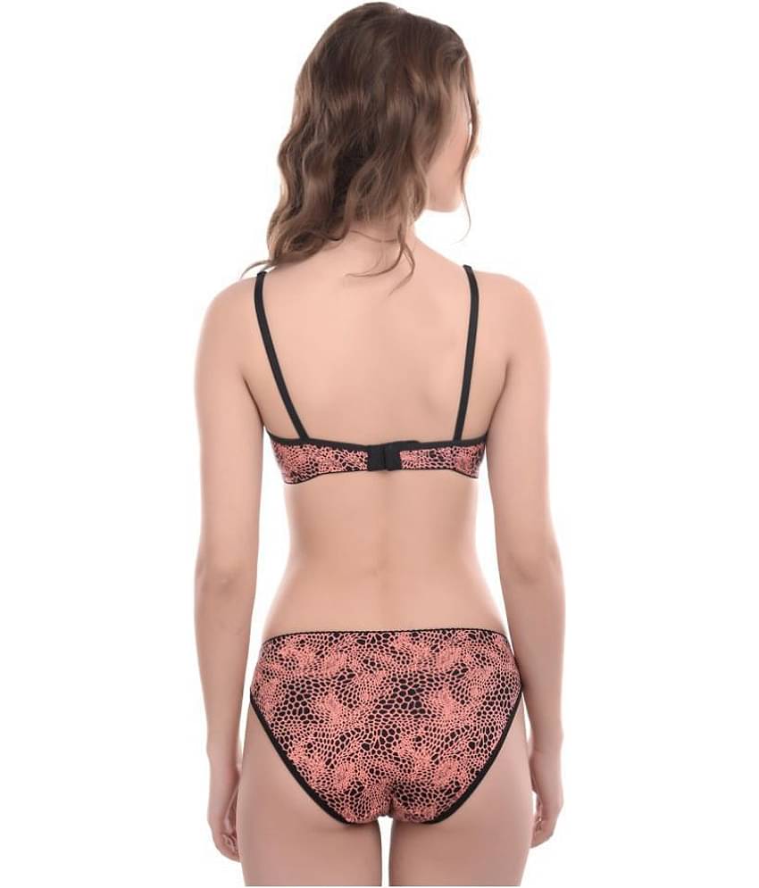 Softskin Pack of 3 Poly Viscose Women's Bra & Panty Set ( Multi Color )