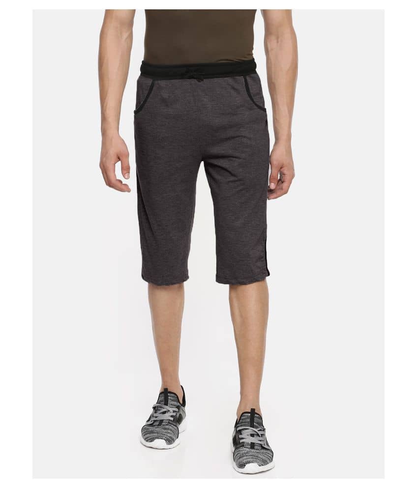 Dollar Grey 3/4ths Pack Of 1 - Shorts | Buy online on ZillyBuy