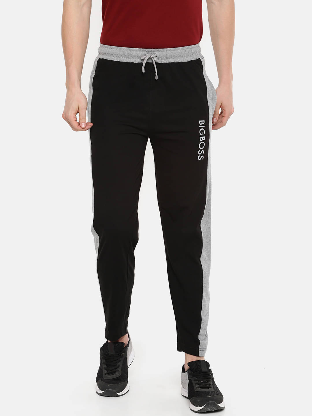     			Dollar Black Cotton Trackpants
