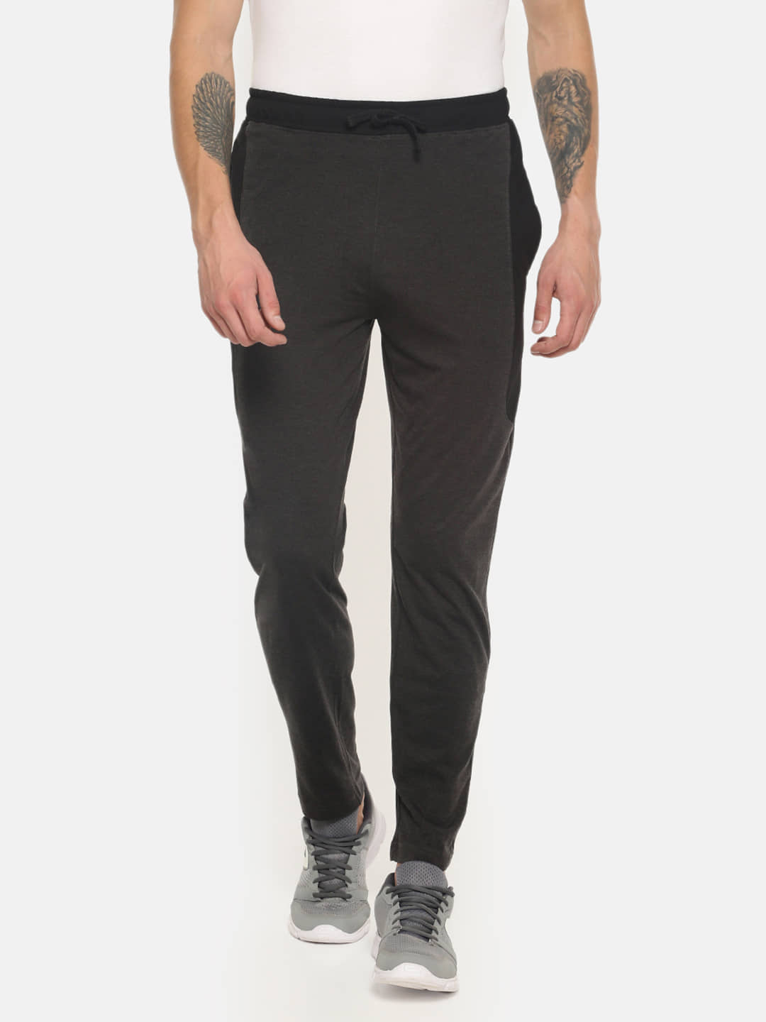 Dollar Grey Cotton Trackpants - Track Pants | Buy online on ZillyBuy
