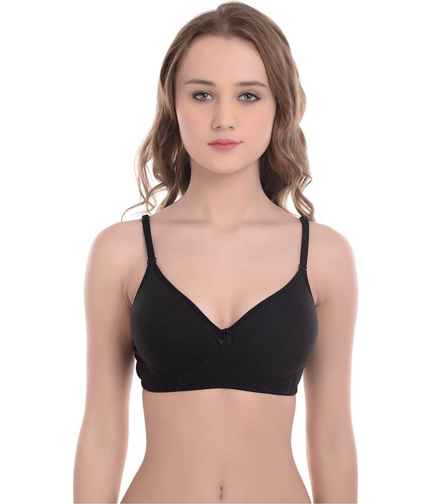 Softskin Pack of 3 Poly Cotton Women's T-Shirt Bra ( Multi Color )