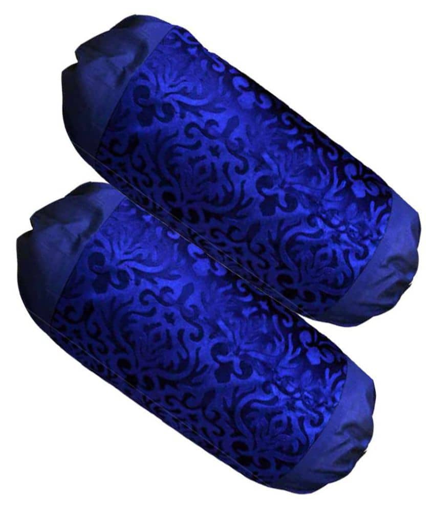 Belive-Me Set of 2 Velvet Bolster Covers