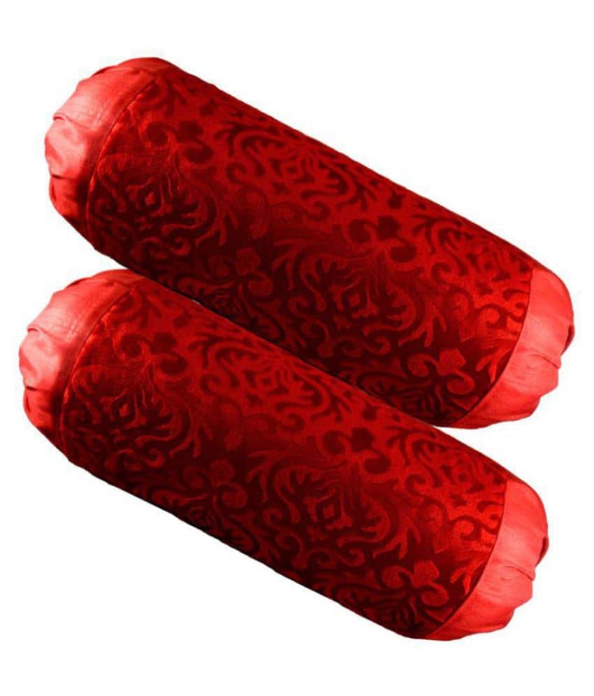 Belive-Me Set of 2 Velvet Bolster Covers