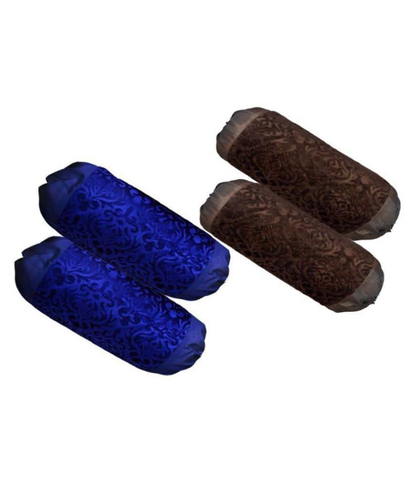 Belive-Me Set of 4 Velvet Bolster Covers