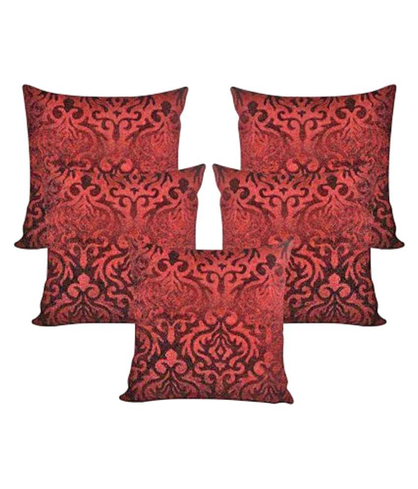 Belive-Me Set of 5 Velvet Cushion Covers 40X40 cm (16X16) Belive-Me Set of 5 Velvet Cushion Covers 40X40 cm (16X16)