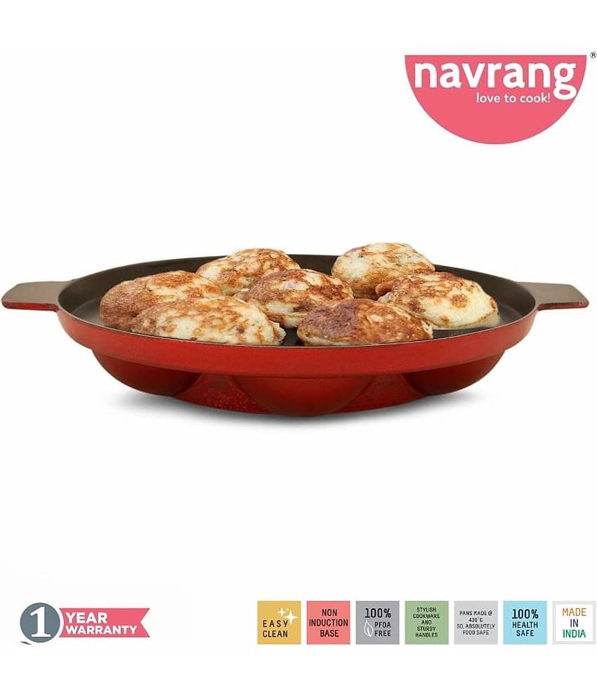 Navrang non stick dosa tawa 270+kadai 230+sauce pan+Appakara