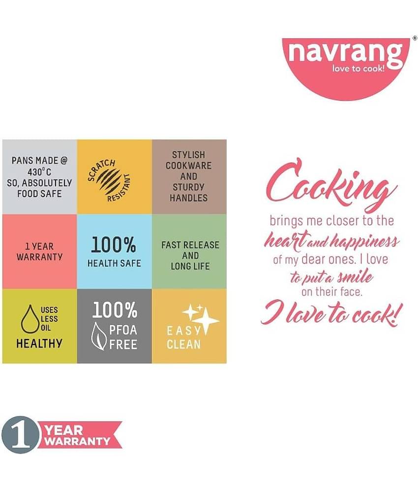Navrang Non Stick Aluminium Economy Tawa 275