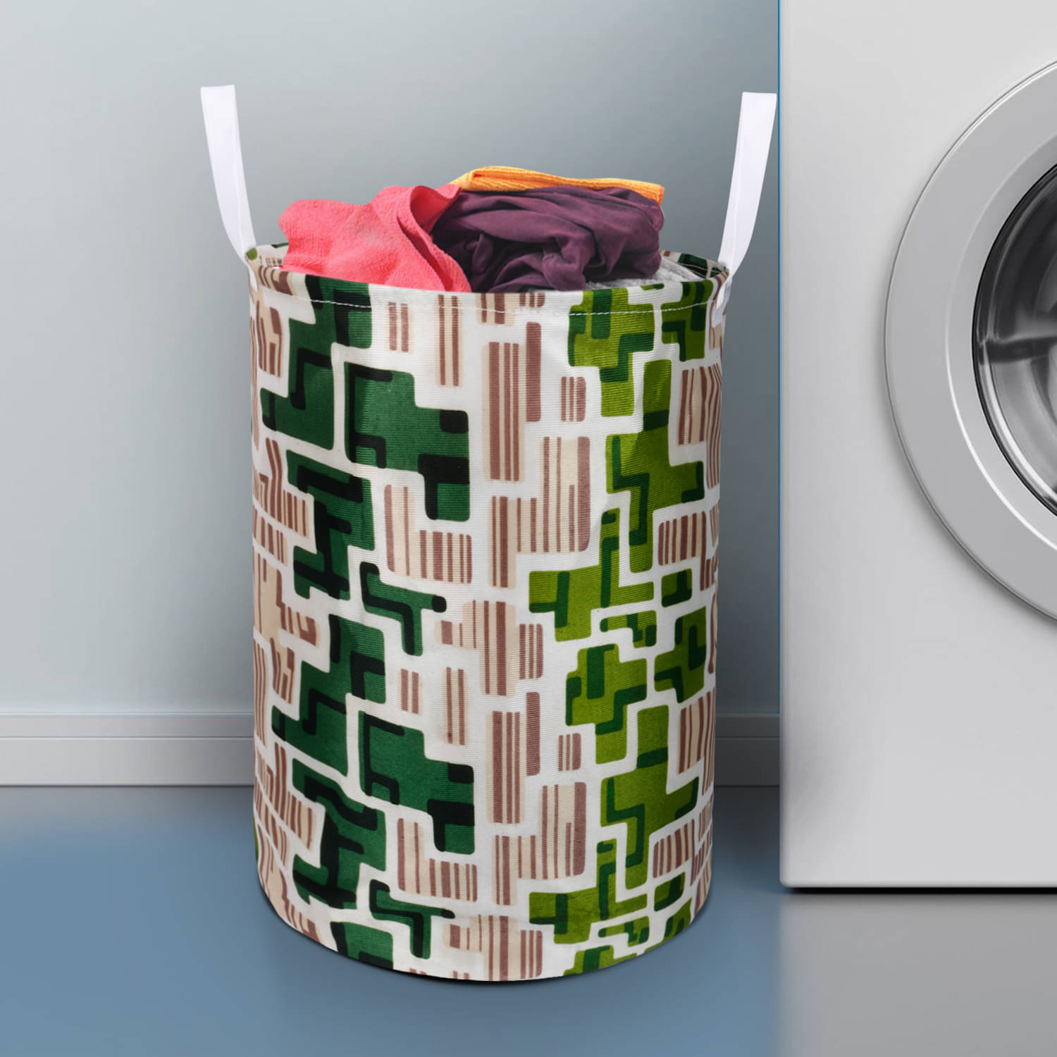     			E-Retailer Set of 1 20 L+ Laundry Bags Green