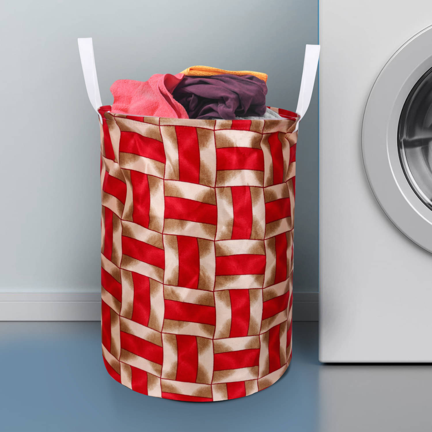     			E-Retailer Set of 1 20 L+ Laundry Bags Red