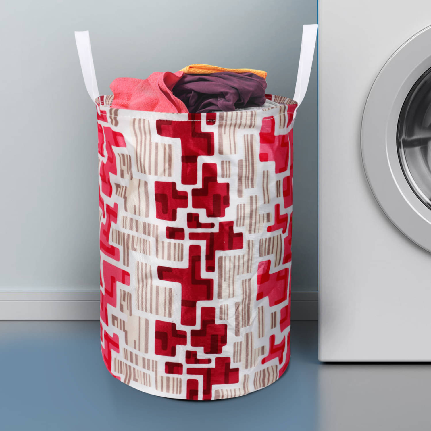     			E-Retailer Set of 1 20 L+ Laundry Bags Red