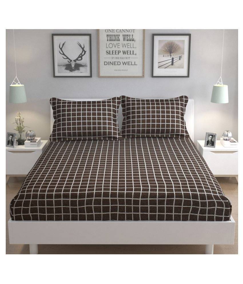 Apala Microfibre Double Bedsheet with 2 Pillow Covers Apala Microfibre Double Bedsheet with 2 Pillow Covers
