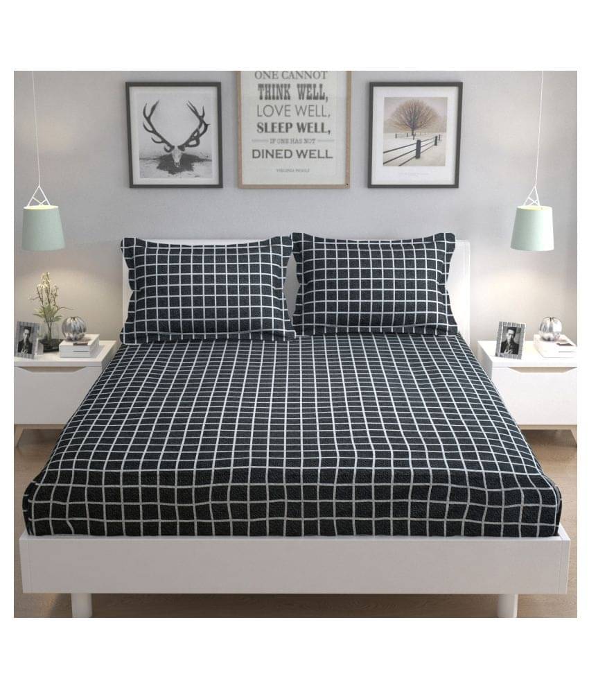     			Apala Microfibre Double Bedsheet with 2 Pillow Covers