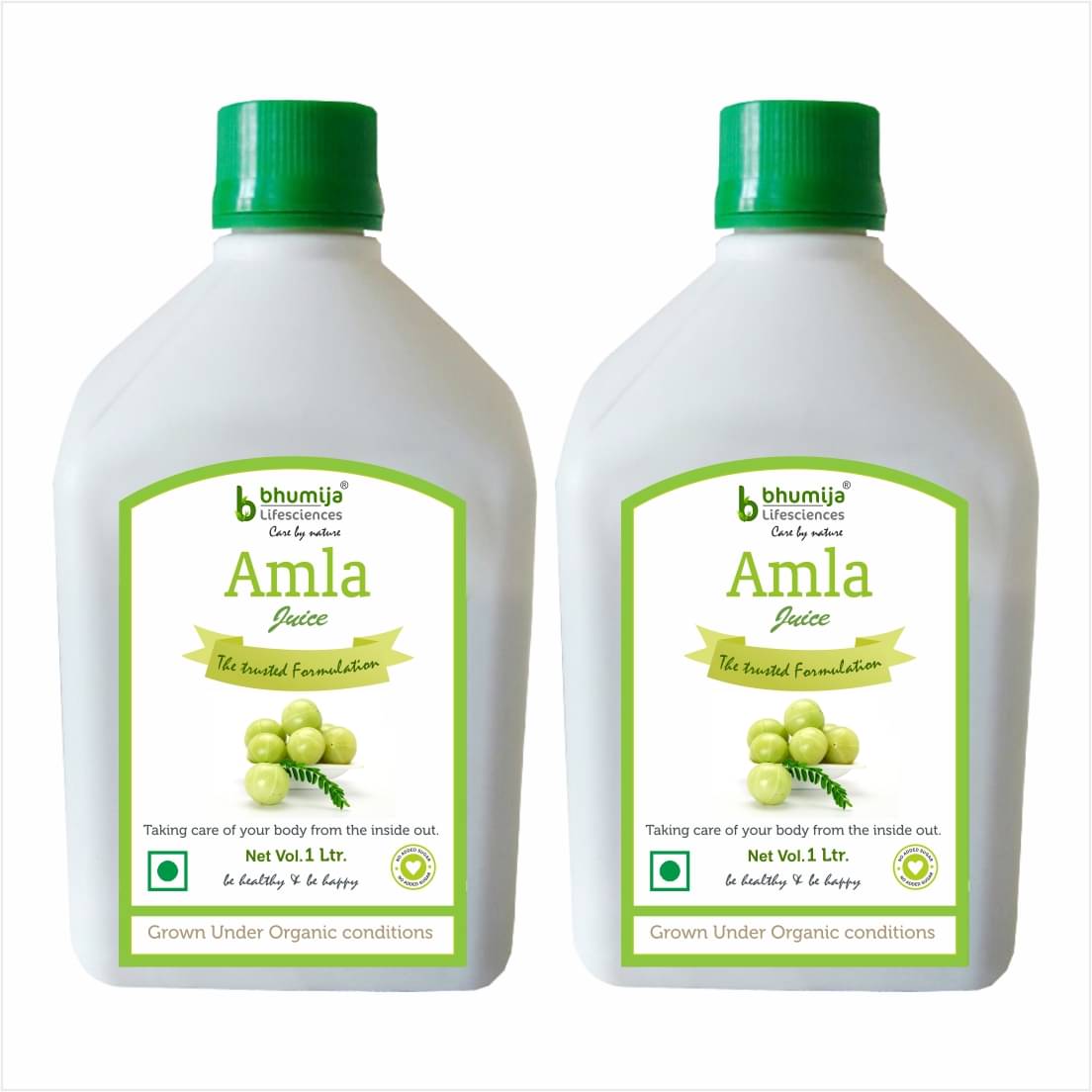 BHUMIJA LIFESCIENCES Amla Juice 1 Ltr. Nutrition Drink Liquid 2 l Pack of 2 BHUMIJA LIFESCIENCES Amla Juice 1 Ltr. Nutrition Drink Liquid 2 l Pack of 2