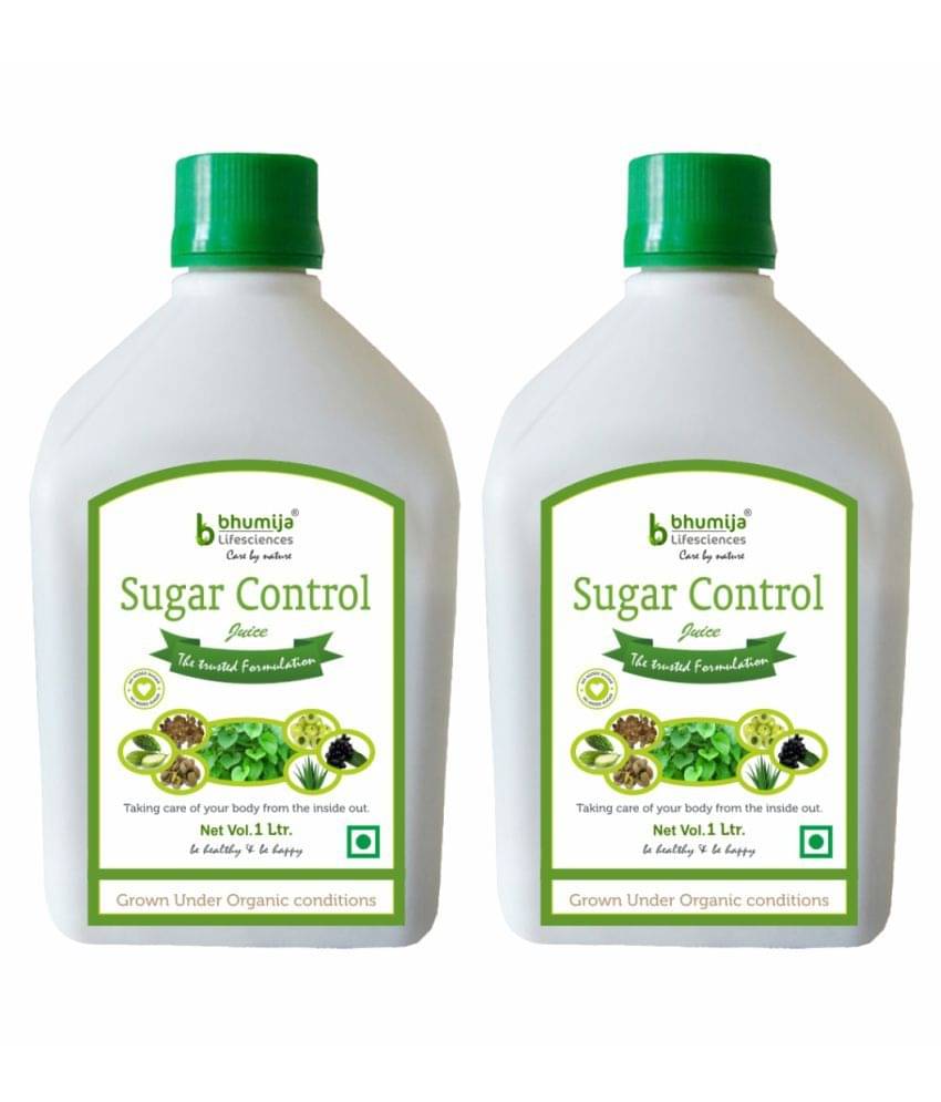 BHUMIJA LIFESCIENCES Sugar Control Juice Nutrition Drink Liquid 2 l Pack of 2 BHUMIJA LIFESCIENCES Sugar Control Juice Nutrition Drink Liquid 2 l Pack of 2