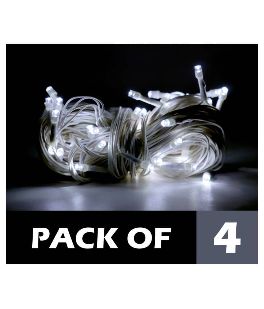     			Mprow - White 11Mtr String Light (Pack of 4)