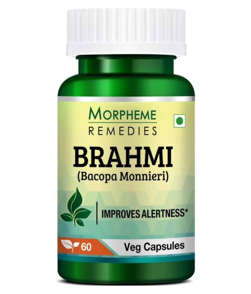 Morpheme Remedies Bacopa Brahmi Extract - 500 mg (60 Capsules) Morpheme Remedies Bacopa Brahmi Extract - 500 mg (60 Capsules)